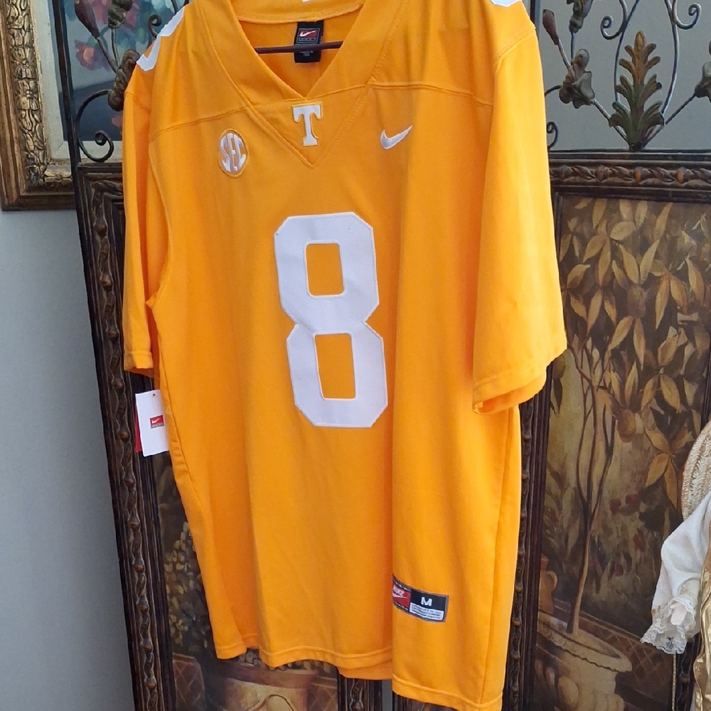 Nike Tennessee Volunteers #8 Orange Football Jersey